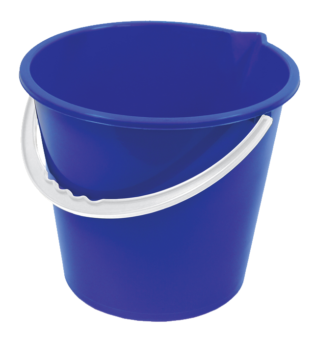 Blue Plastic Bucket PNG in Transparent pngteam.com