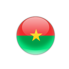 Burkina Faso Flag Circular PNG in Transparent pngteam.com