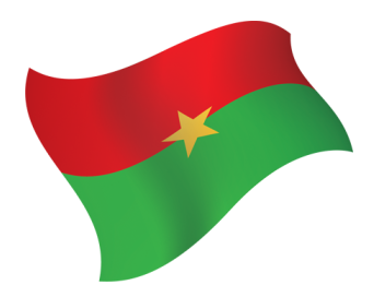 Burkina Faso Waving Flag PNG Image in Transparent pngteam.com
