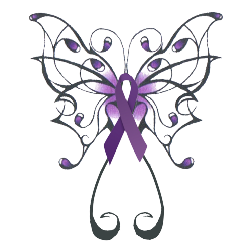 Purple Butterfly Tattoo Designs PNG