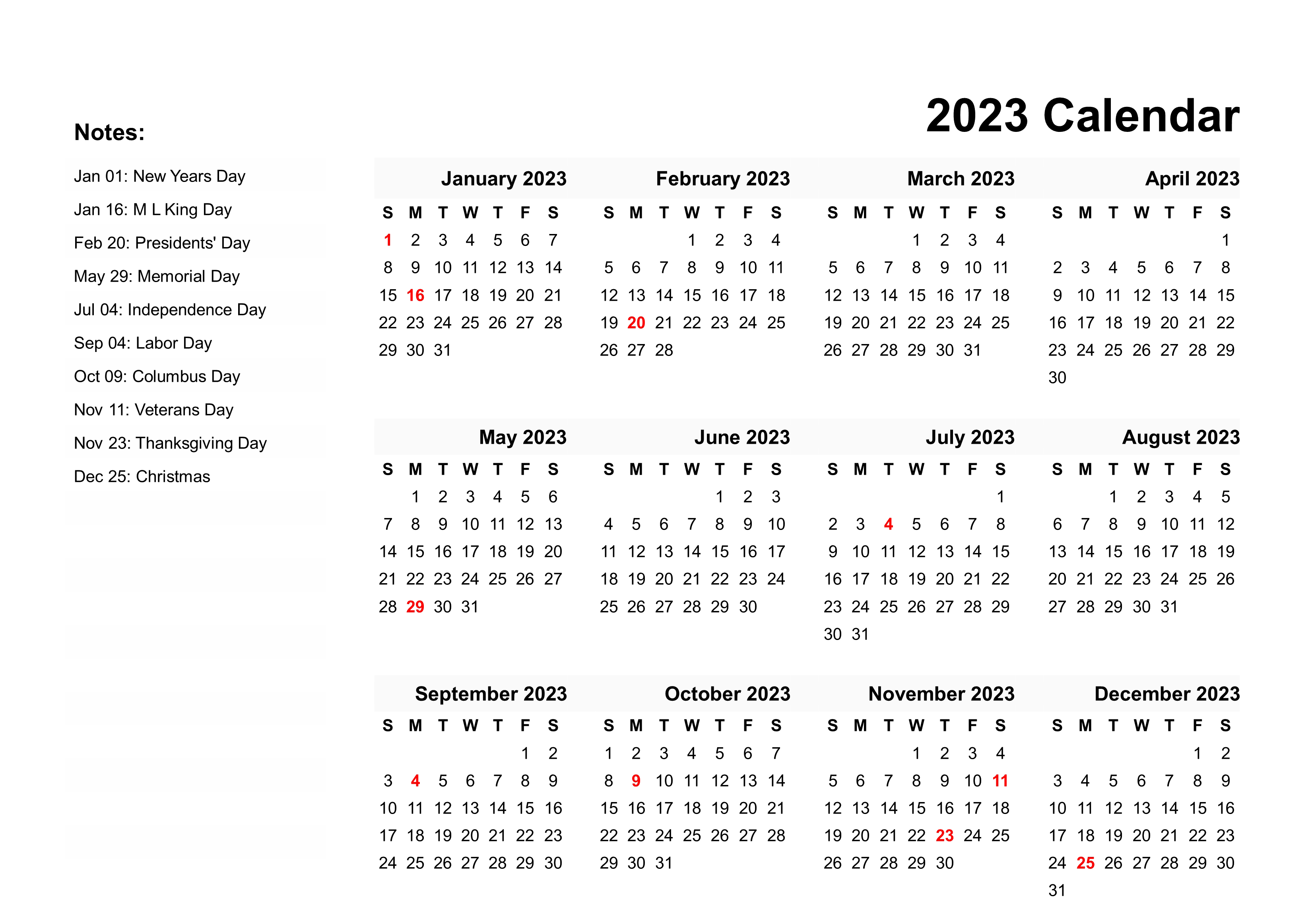 Calendar 2023 PNG Transparent Background Images Pngteam