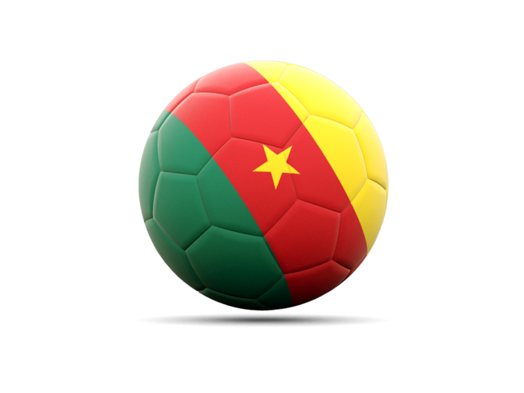 Cameroon Flag Football PNG HD File Transparent