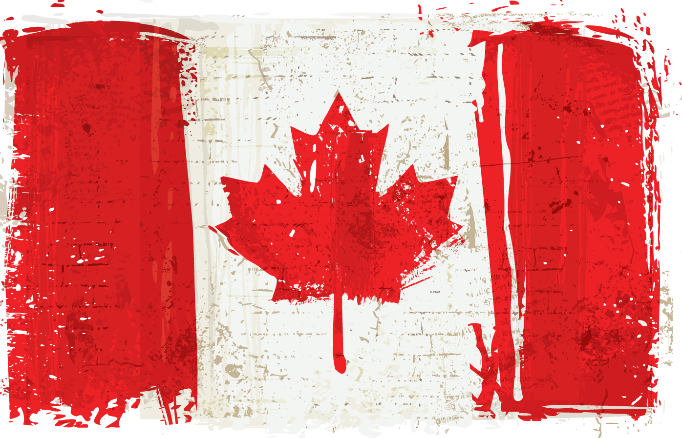 Canadian Flag Effect PNG Images Transparent - Canada Flag Png