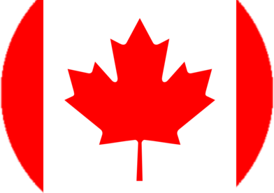 Canada Flag Half Circle PNG Transparent pngteam.com