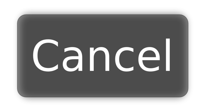 Gray Cancel Button PNG Image in High Definition