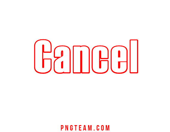 Cancel Button PNG File pngteam.com