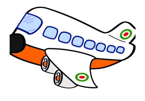 Cartoon PNG aeroplane