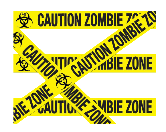 Caution Tape PNG: Zombie Zone HD Images - Caution Tape Png