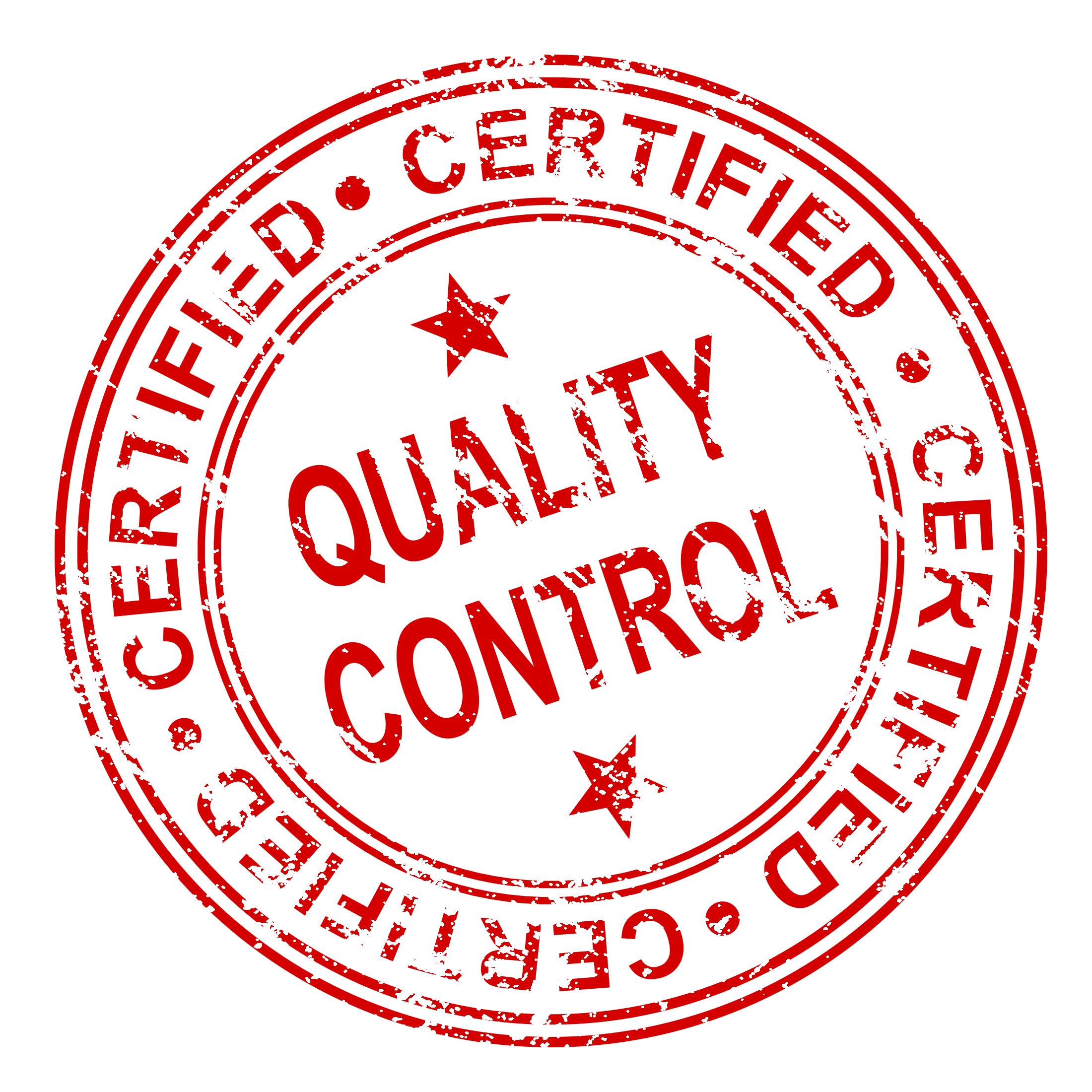 Certified Stamp Quality Control PNG HQ Transparent