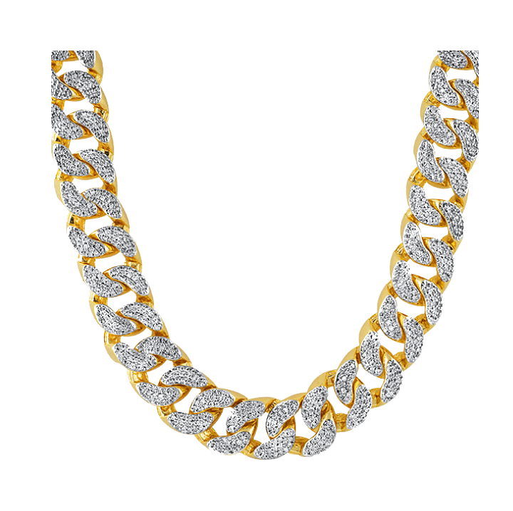 Thug Life Gold Chain Diamonds Transparent PNG
