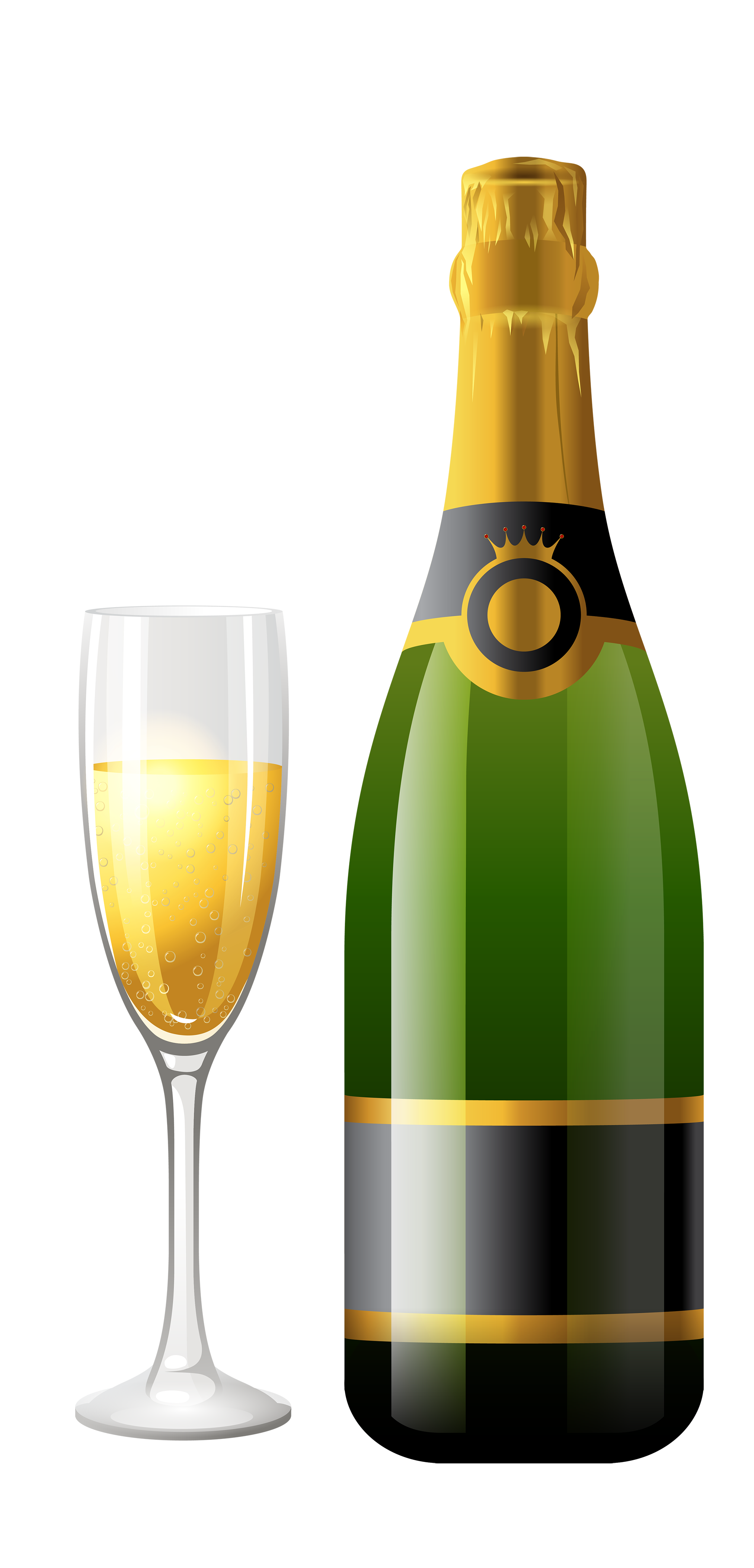 Champagne and Glass PNG Image in High Definition pngteam.com