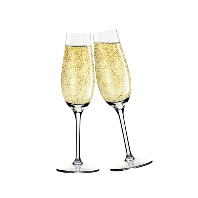 Champagne Glasses Fullfilled PNG Images Transparent pngteam.com