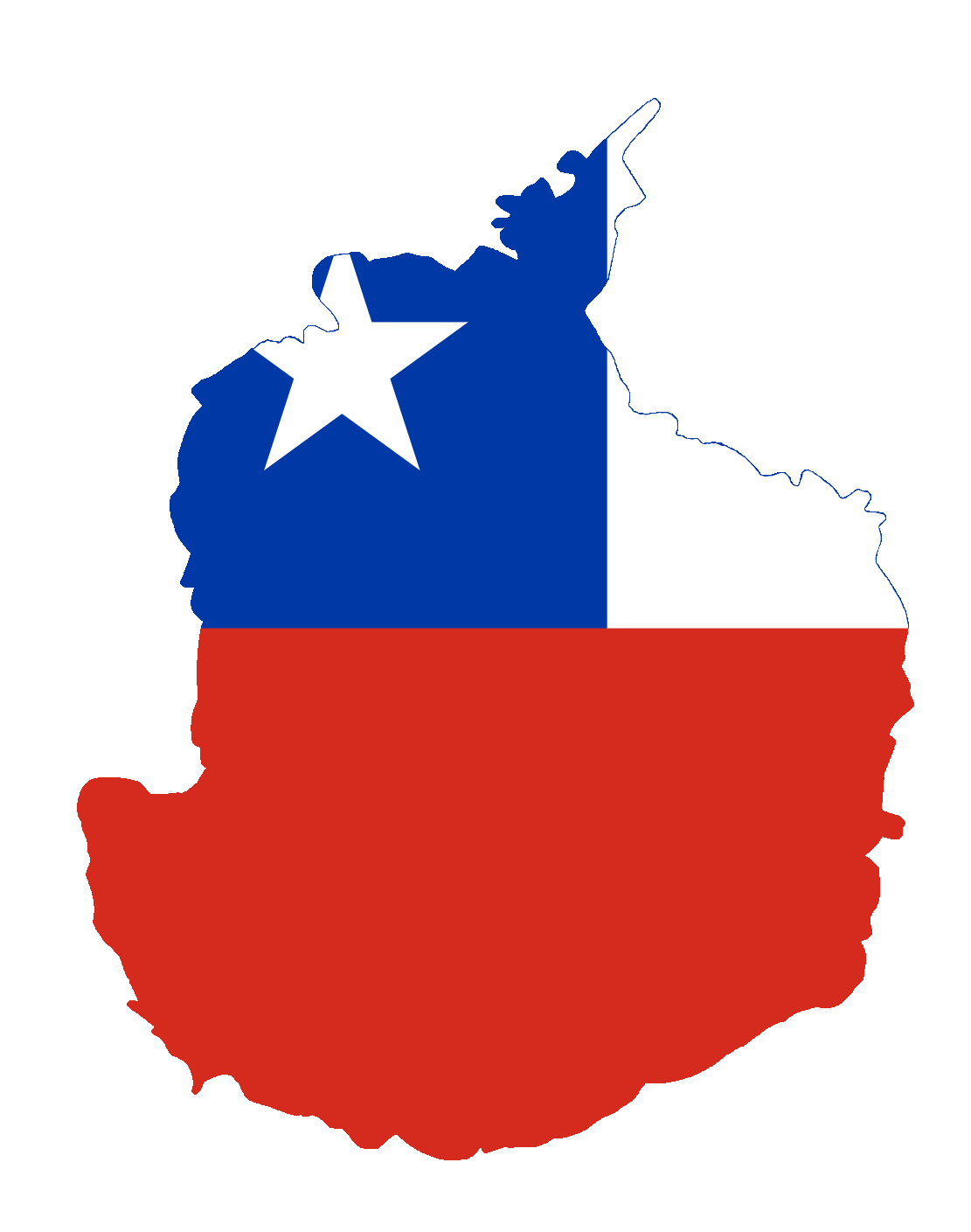 Chile MAp Flag PNG HD Transparent pngteam.com