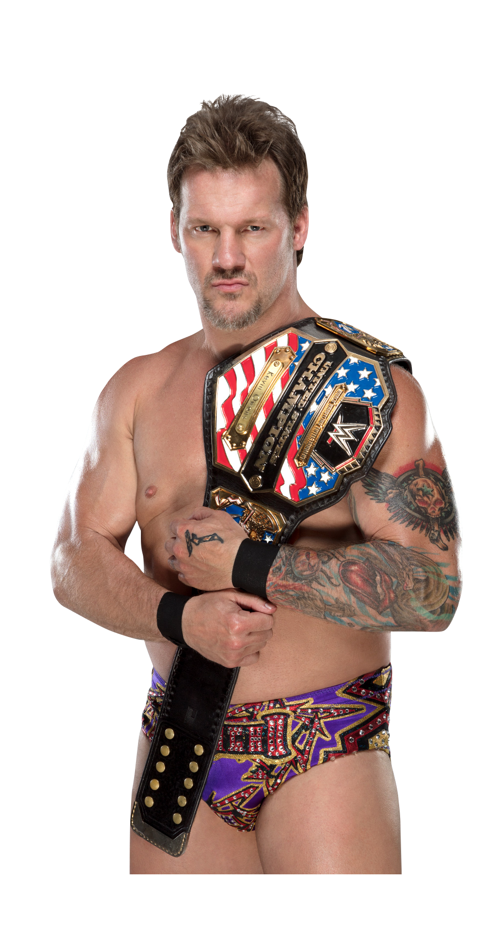 Chris Jericho United States Champion PNG Picture pngteam.com