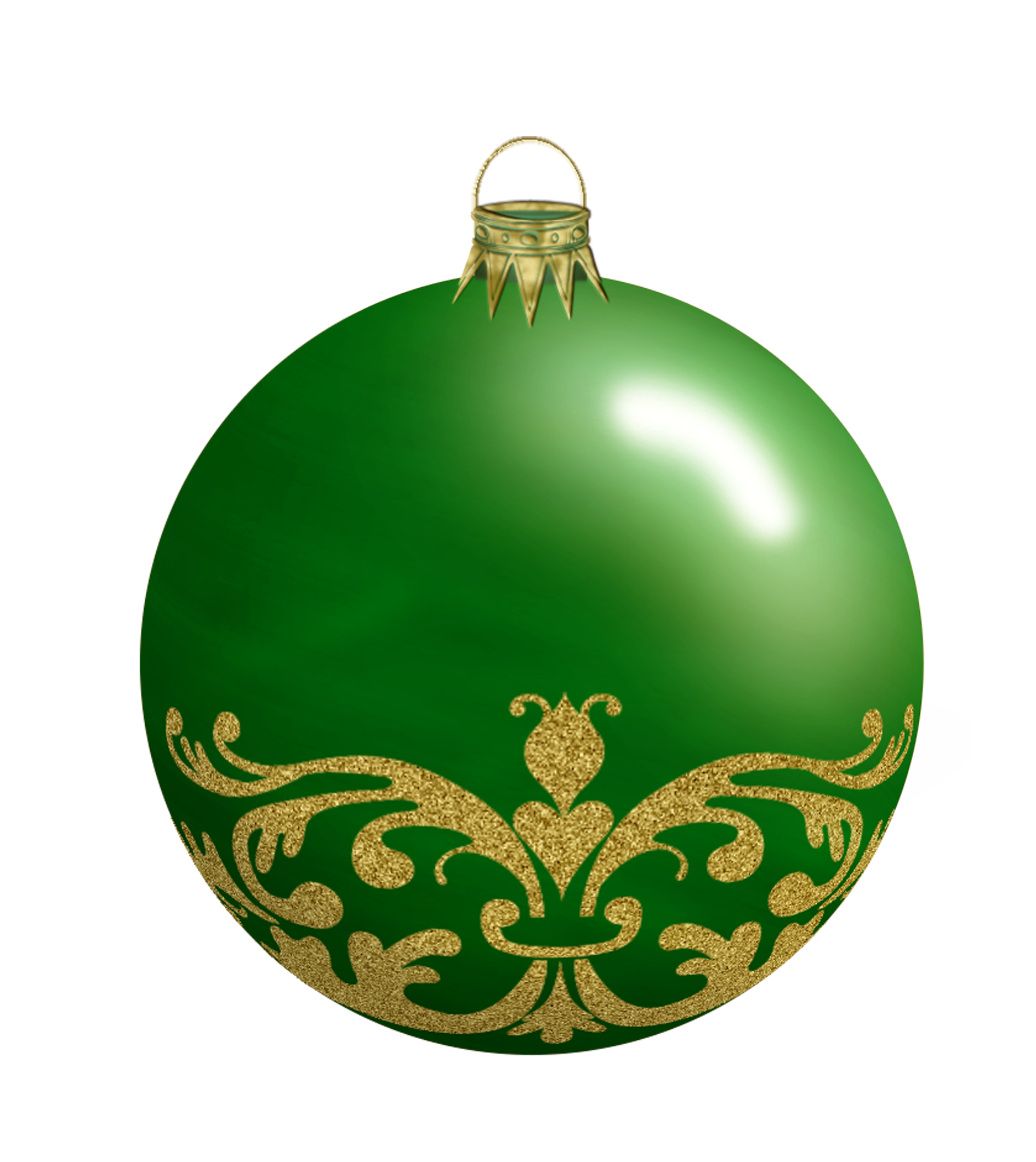 Green Christmas Ball PNG Transparent pngteam.com