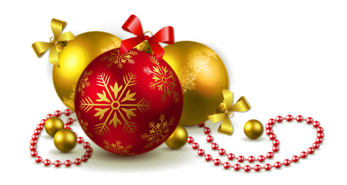 Gold Red Christmas Ball PNG High Definition Photo Image pngteam.com