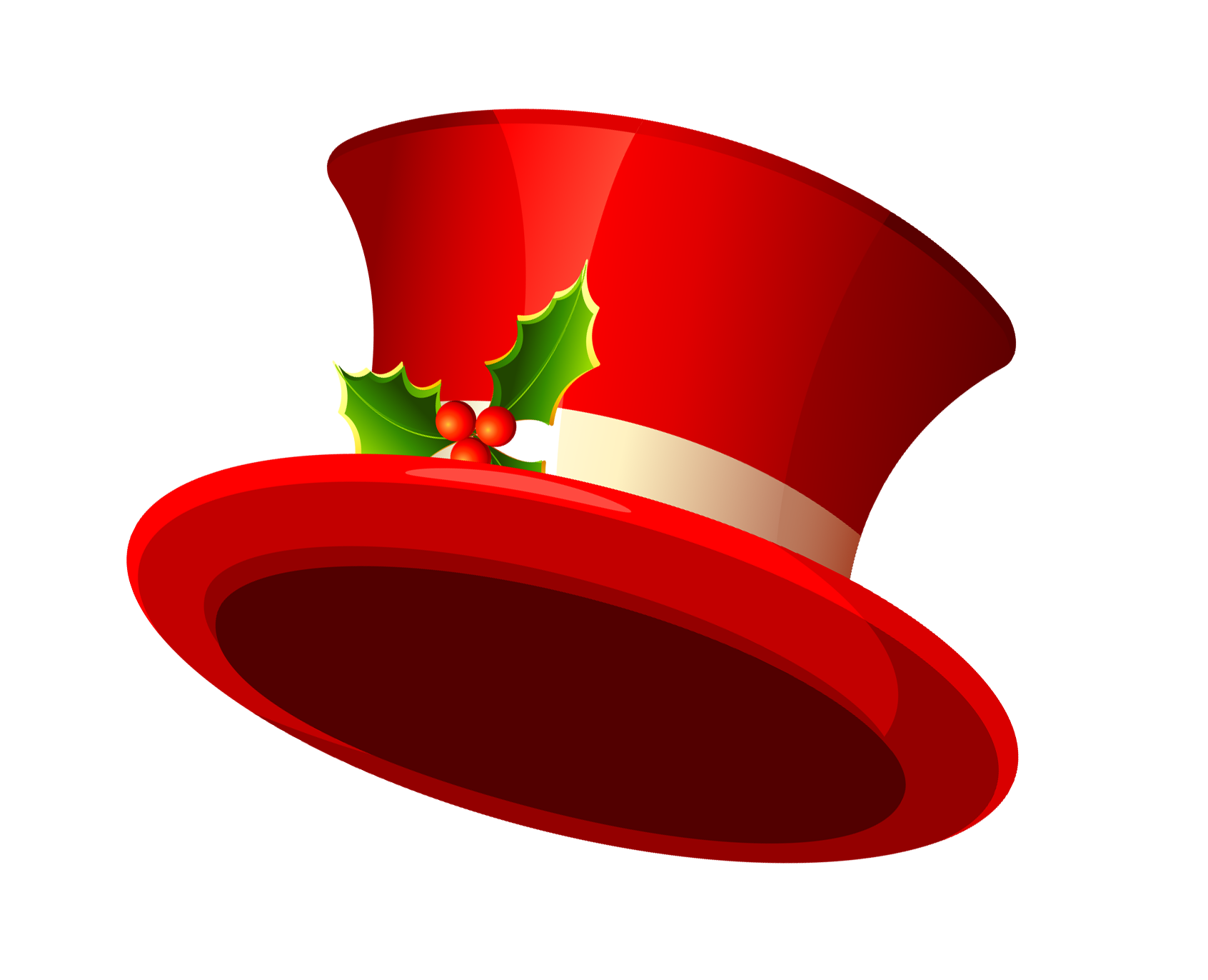 Red Christmas Decoration Hat PNG Image in High Definition Transparent