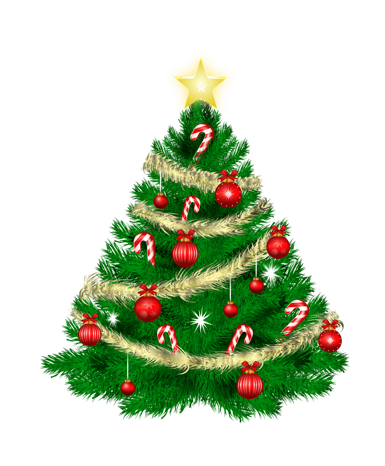 Christmas Tree Cartoon PNG High Definition Photo Image