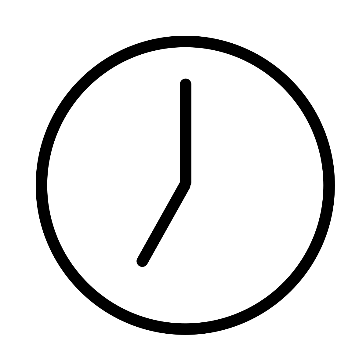 Clock Icon Black PNG Image in High Definition - Clock Png