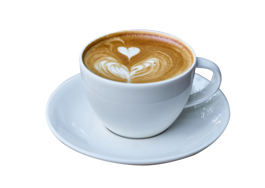 Coffee Heart PNG Image in Transparent