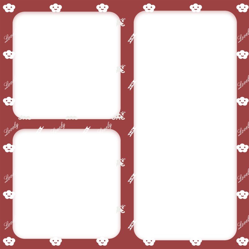 Collage Frame PNG File