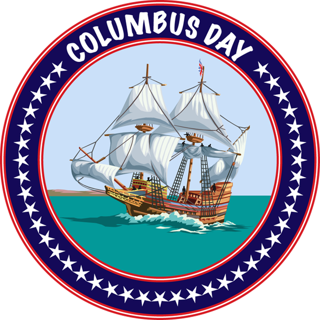 Columbus Day Button PNG High Definition Photo Image pngteam.com