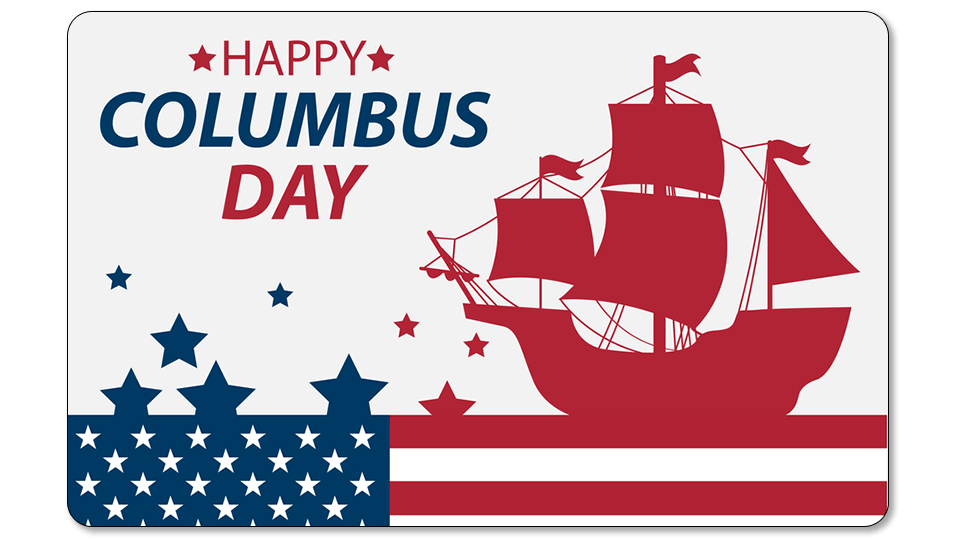 HAPPY Columbus Day PNG Best Image