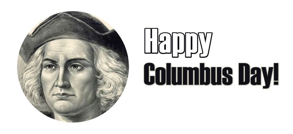 Happy Columbus Day PNG pngteam.com
