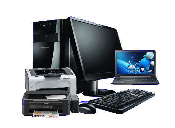 Computer with Printer Pc PNG Transparent - Computer Pc Png
