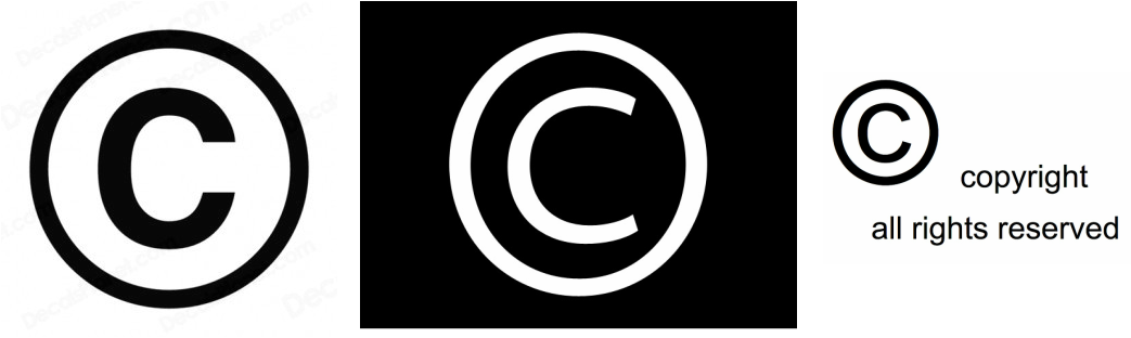 Copyright All Rights Reserved Symbol PNG Image in Transparent pngteam.com