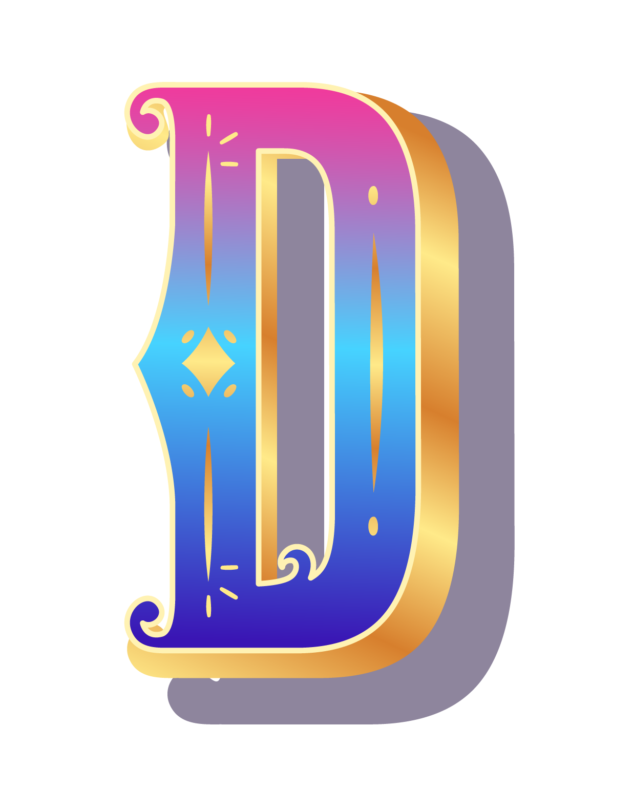 D Letter PNG HQ pngteam.com