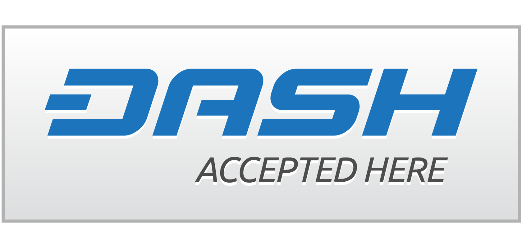 Dash Accepted Here PNG