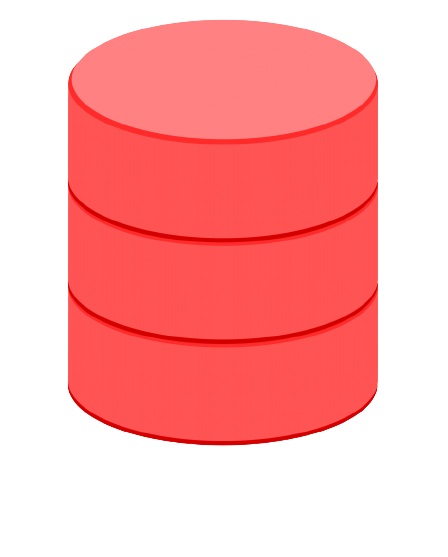 Clipart Red Database Icon Png