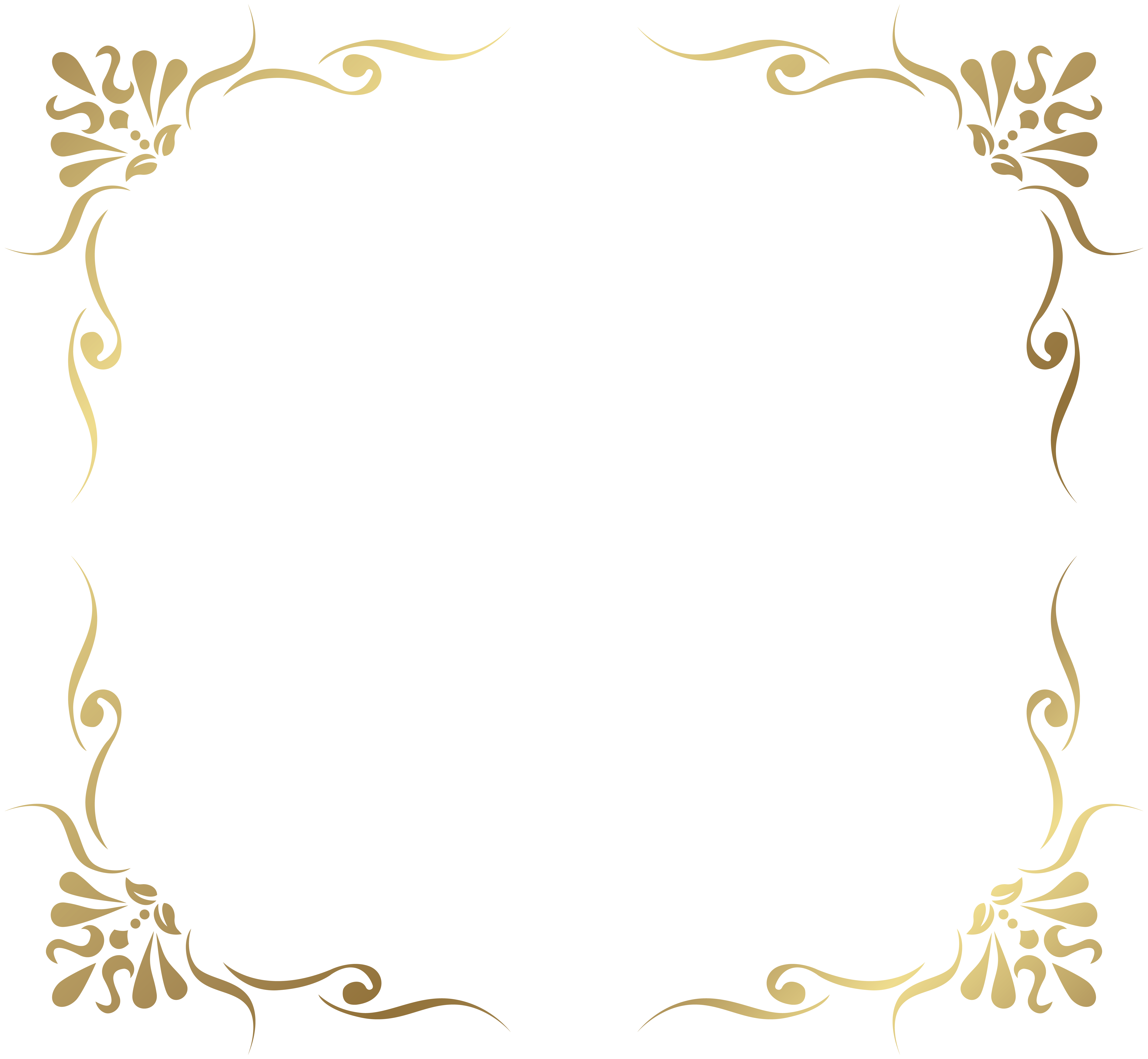 Decorative Frame Border PNG Transparent - Decorative Border Png