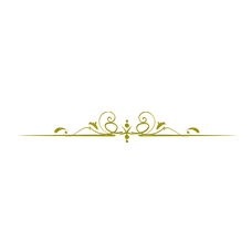 Decorative Line Gold PNG