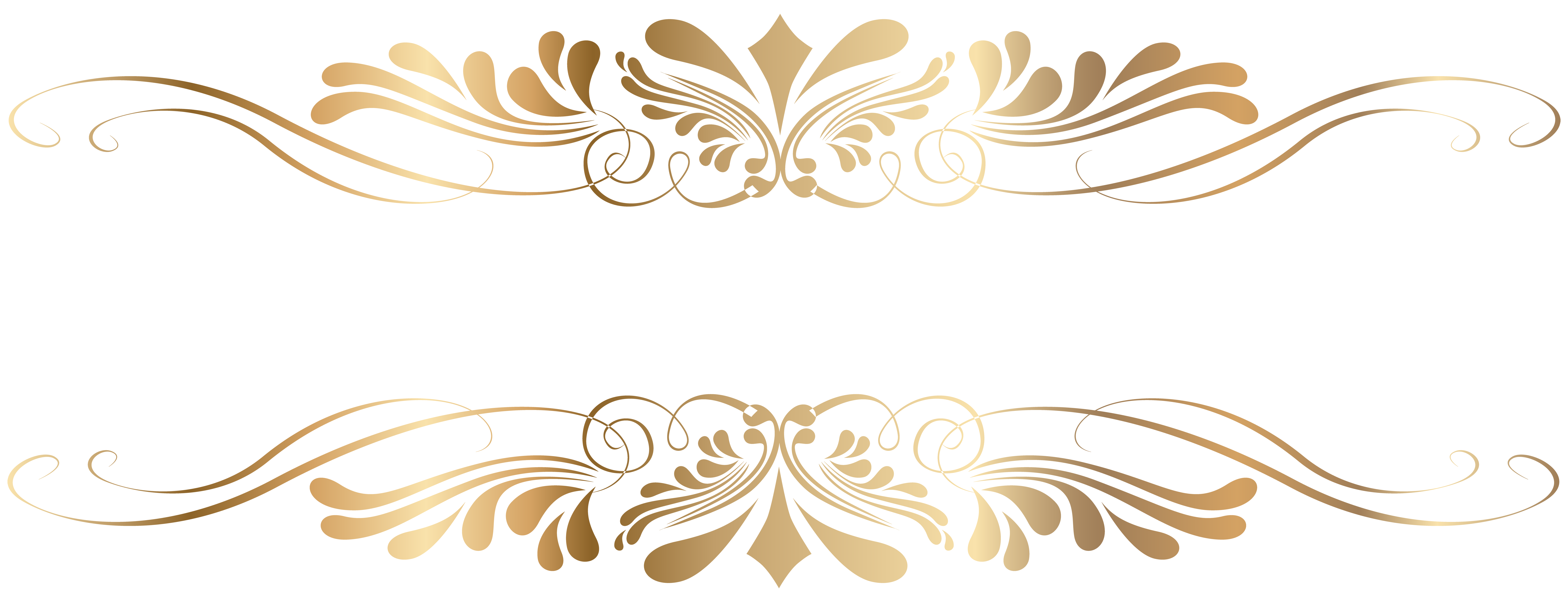 Decorative Art Line Gold PNG HD  pngteam.com