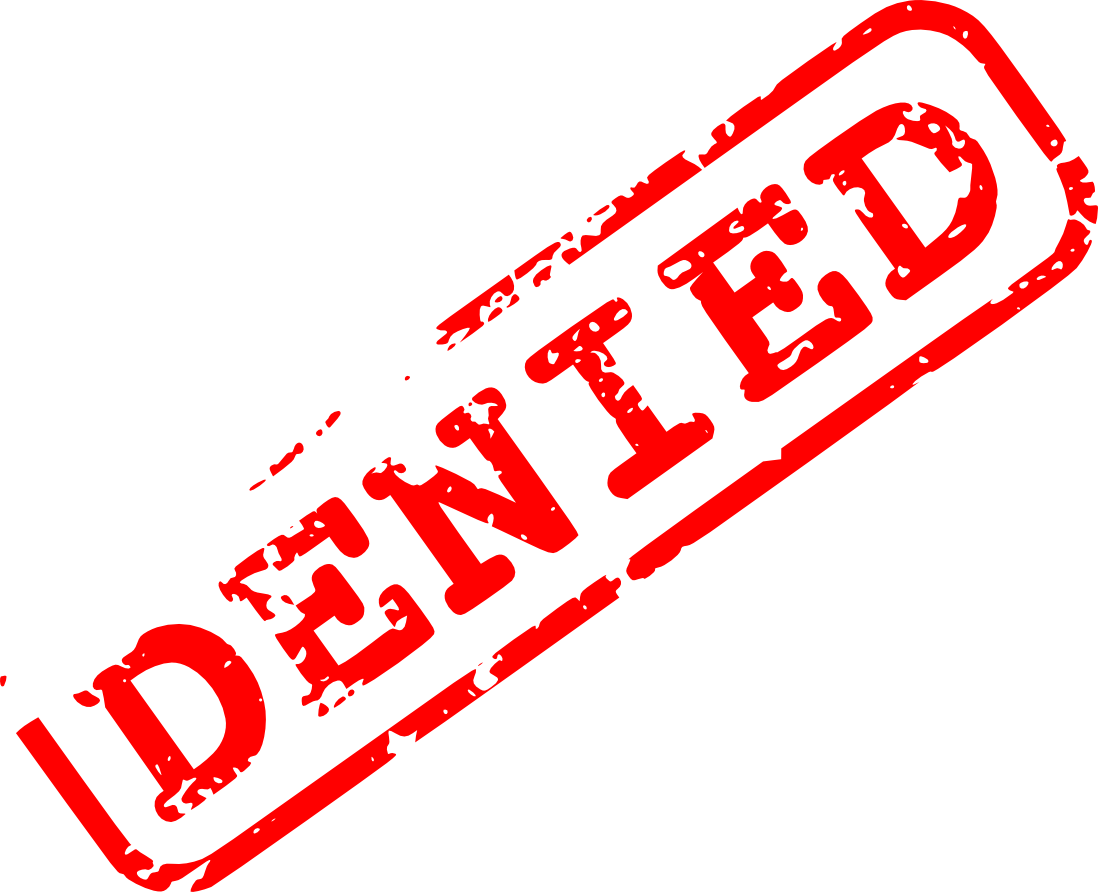 Denied Stamp PNG HD File