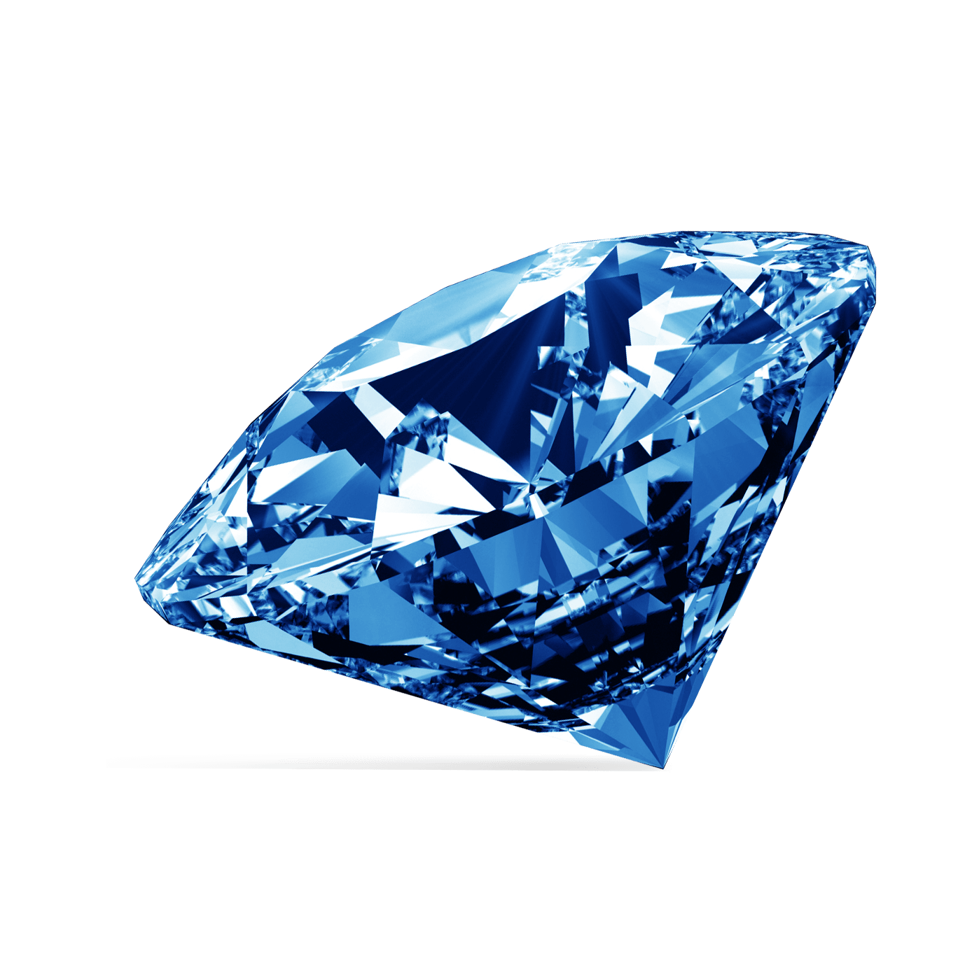 Diamond Blue PNG HD 
