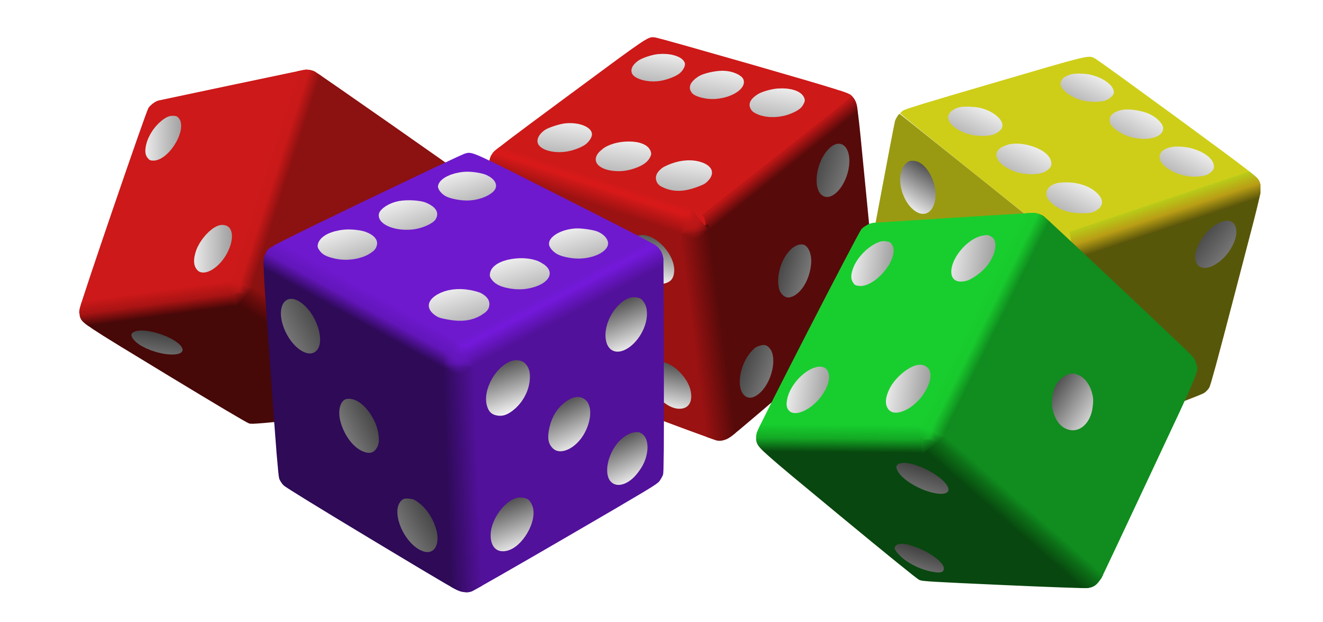 Colorful Dice PNG Image in Transparent pngteam.com