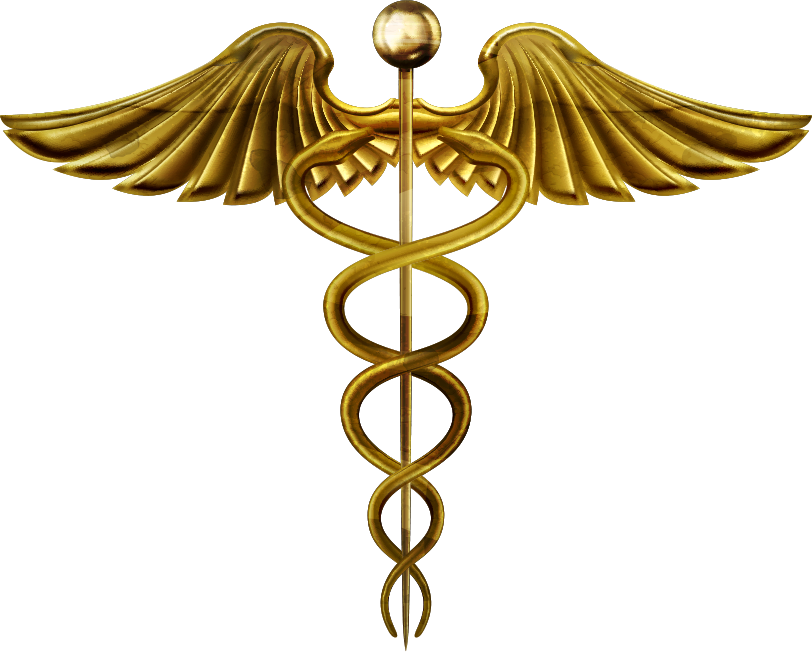 Doctor Symbol Caduceus PNG