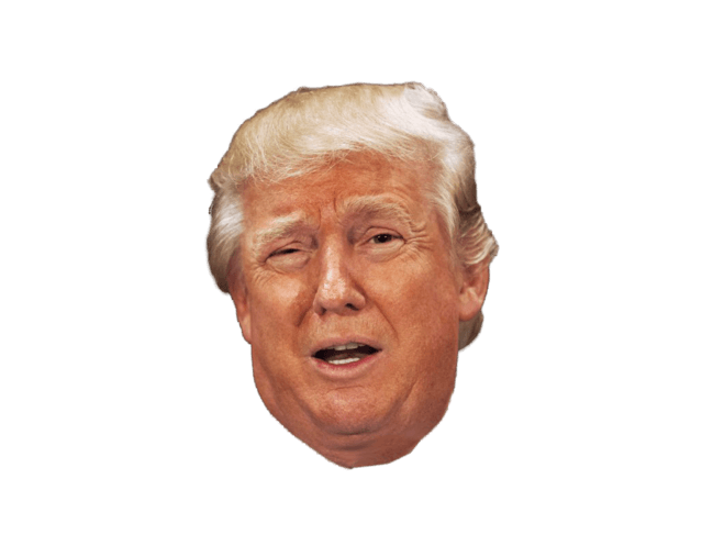 Donald Trump Head Cutout PNG Transparent pngteam.com