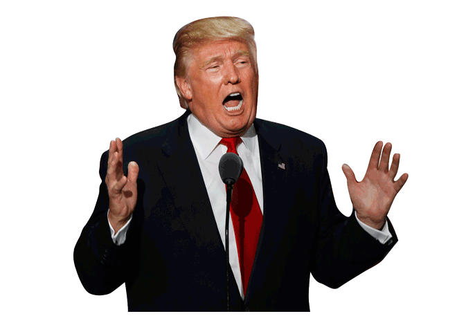 Donald Trump Speaking PNG Image in High Definition Transparent pngteam.com