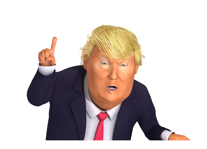 Donald Trump Cartoon PNG HD Images Transparent pngteam.com