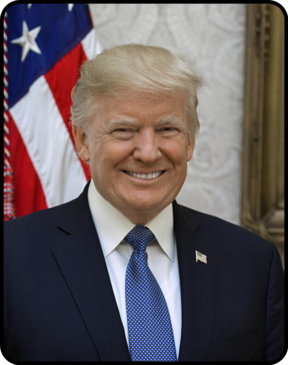 Donald Trump Poster PNG The President pngteam.com