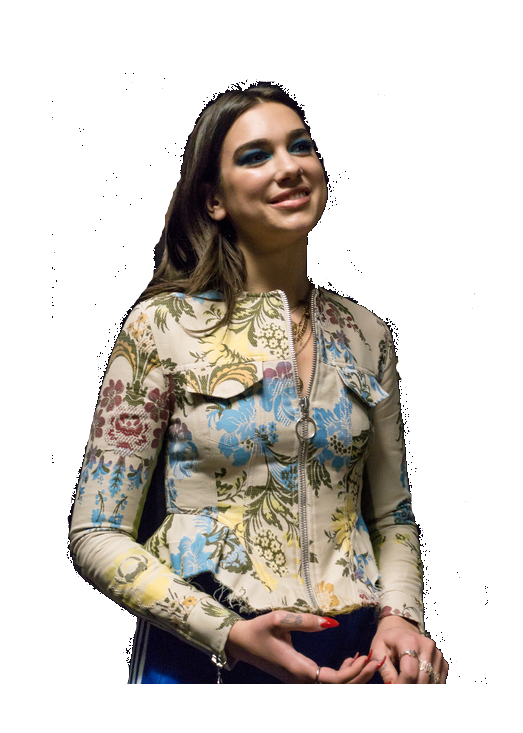 Dua Lipa Amateur Cutout PNG pngteam.com