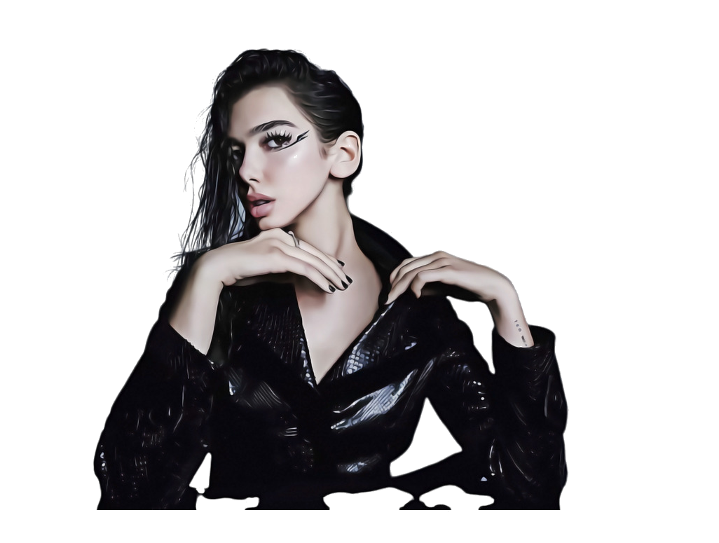 Dua Lipa Leather PNG pngteam.com