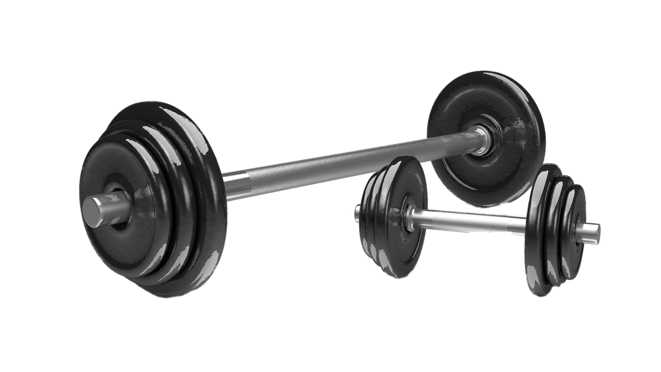 Dumbbell and Barbell PNG Picture Transparent