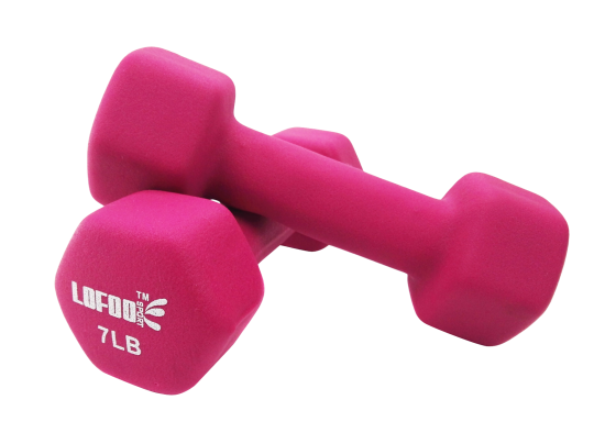 7LB Pink Dumbbells PNG File Transparent pngteam.com