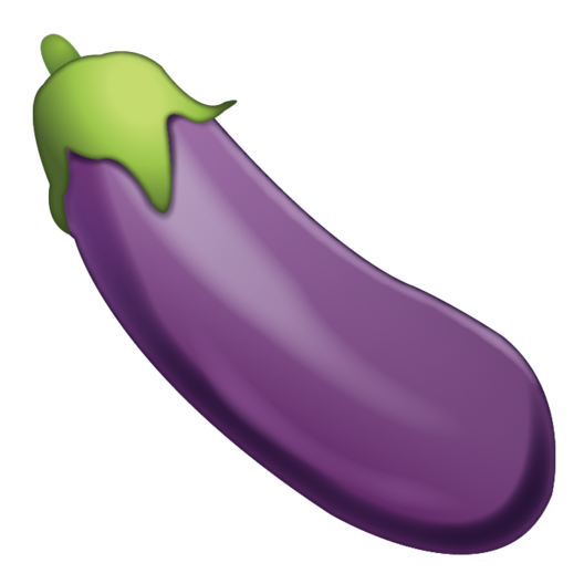 Eggplant Emoji PNG Images pngteam.com