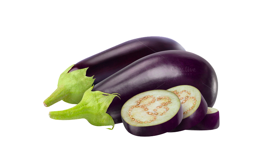 Eggplant Sliced PNG Images pngteam.com